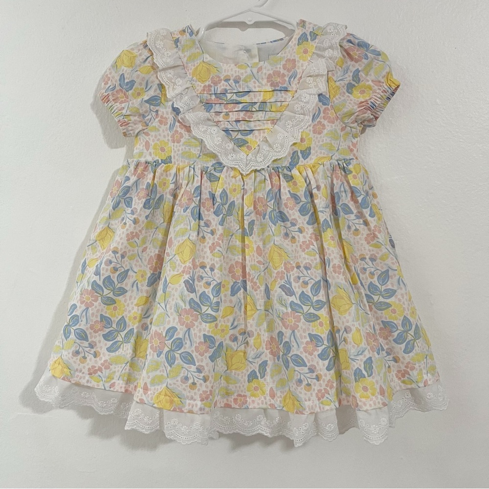 Joie Kids Baby Girl Floral Lined Dress